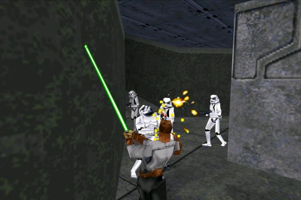<center>Stormtroopers will come, but your lightsaber will make quick work of their blaster fire and limbs.</center>